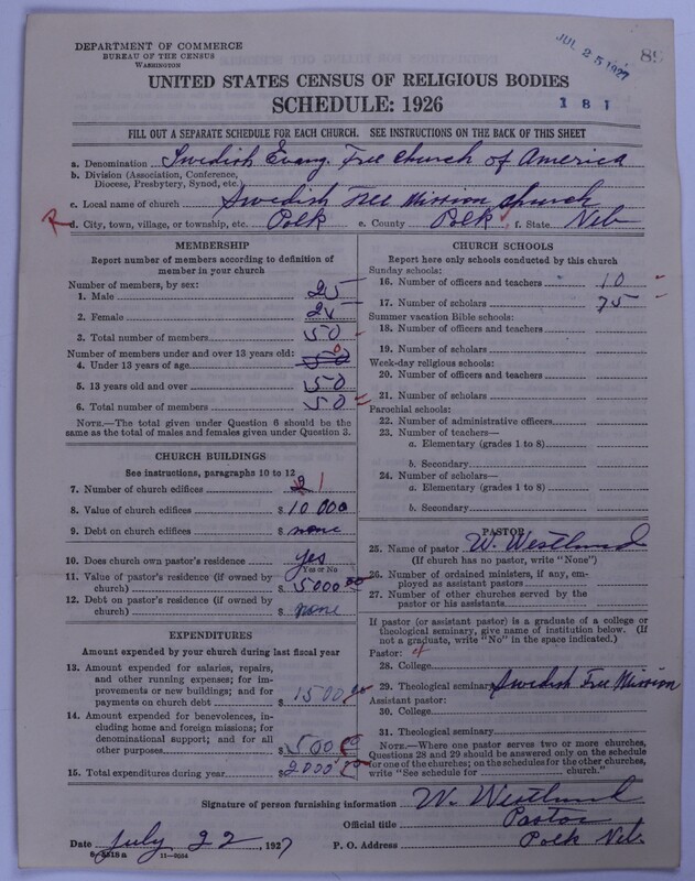 Scan of Swedish Evangelical Free Church of the United States of America: 89