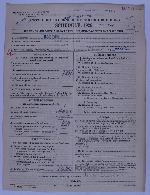 Scan of Negro Baptists: 8913