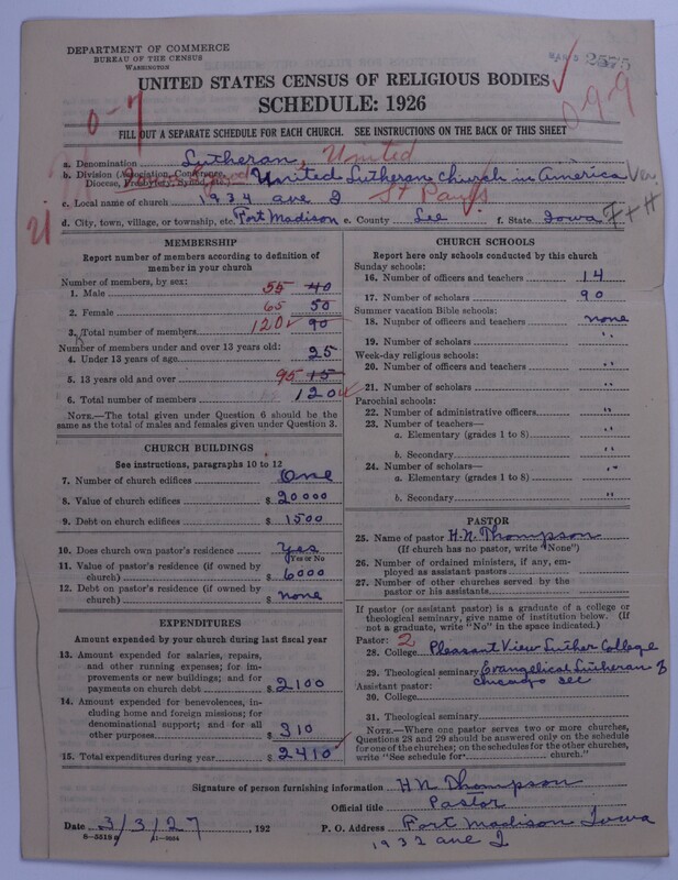 Scan of United Lutheran Church in America: 2575