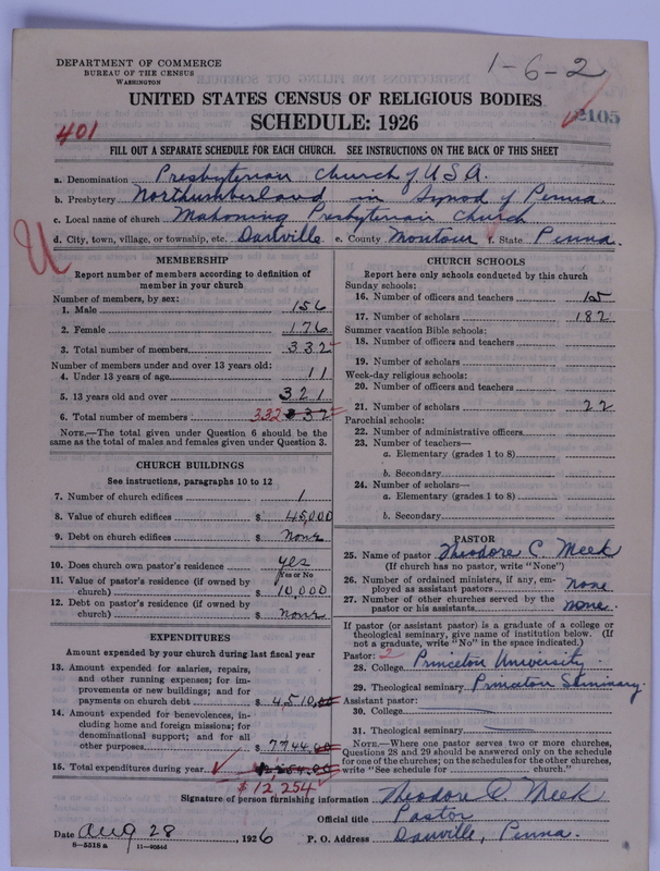 Scan of Presbyterian Church in the United States of America: 2105