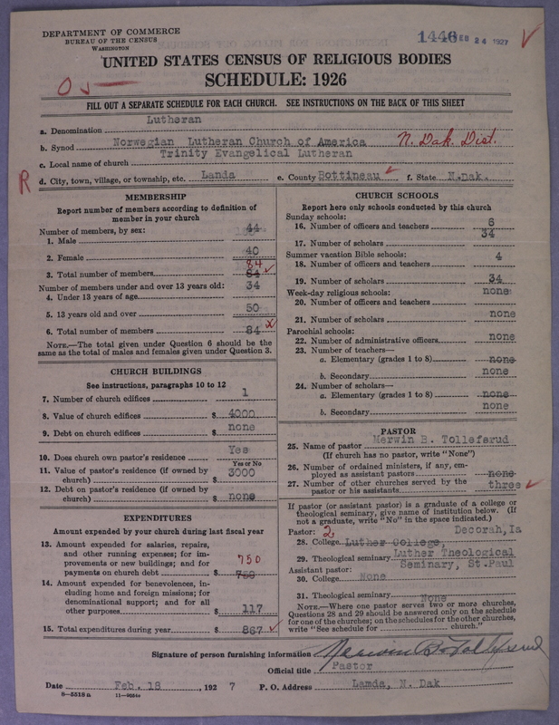 Scan of Norwegian Lutheran Church of America: 1446