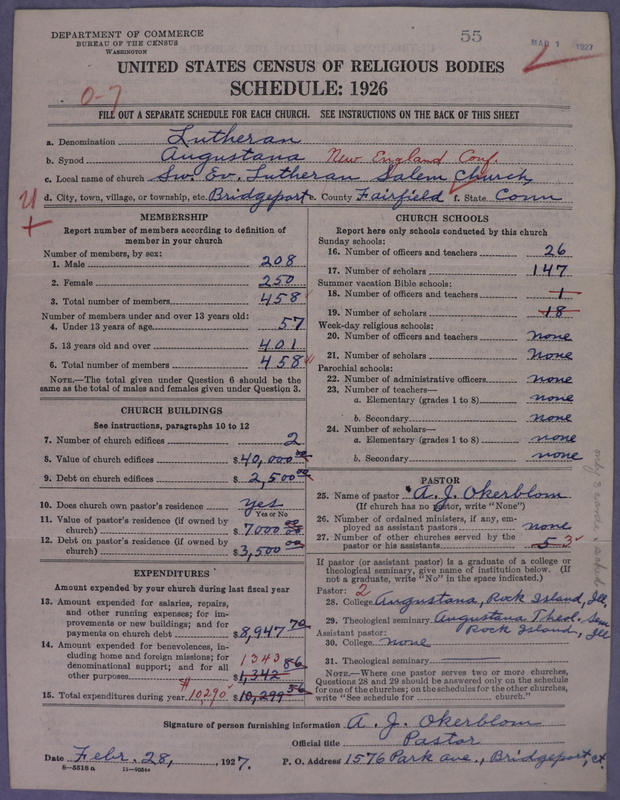 Scan of Evangelical Lutheran Augustana Synod of North America: 55