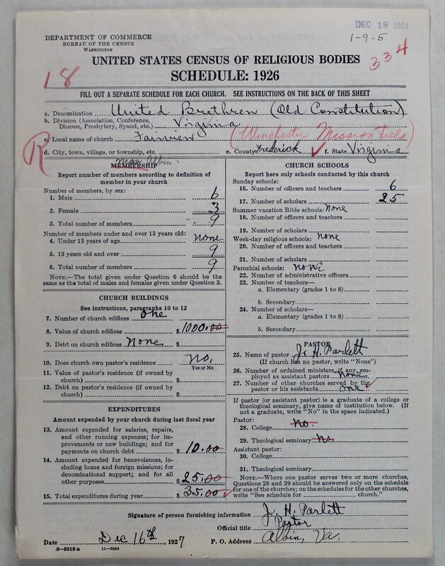 Scan of Church of the United Brethren in Christ (Old Constitution): 334