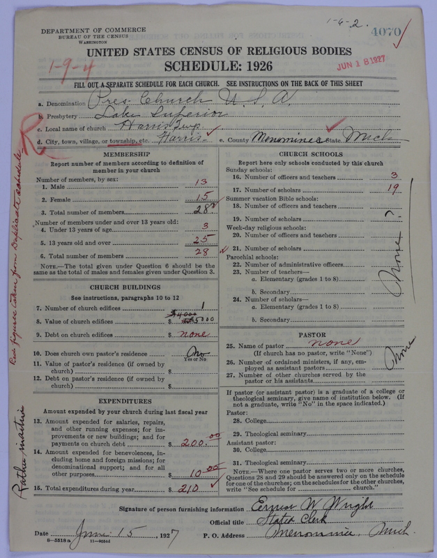 Scan of Presbyterian Church in the United States of America: 4070