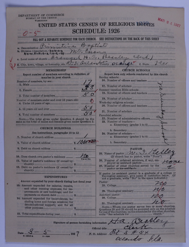 Scan of Primitive Baptists: 1350