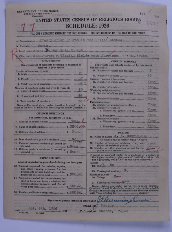 Scan of Presbyterian Church in the United States: 3252