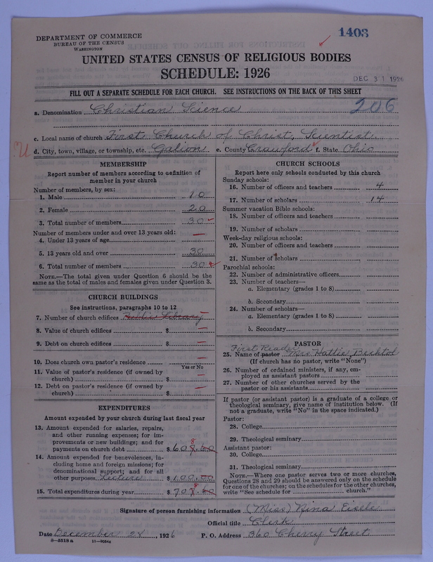 Scan of Church of Christ, Scientist: 1403
