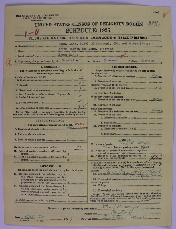 Scan of Evangelical Lutheran Synodical Conference of America: Evangelical Lutheran Synod of Missouri, Ohio, and Other States: 3457