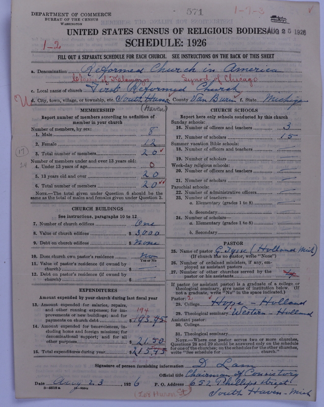 Scan of Reformed Church in America: 571