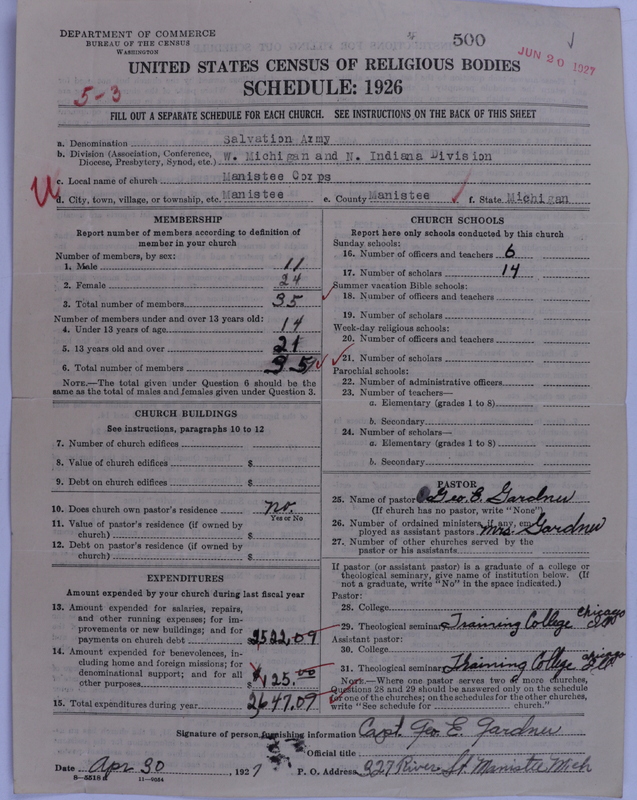 Scan of Salvation Army: 500