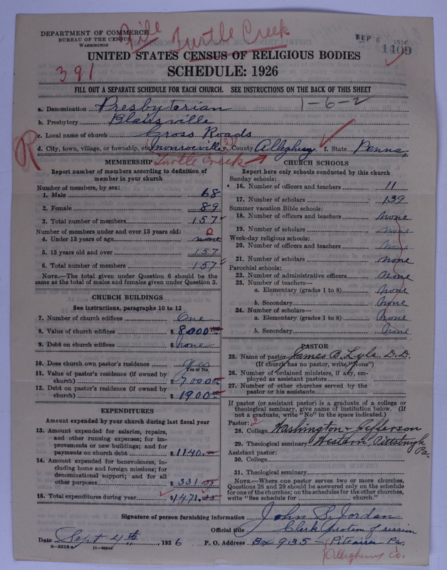 Scan of Presbyterian Church in the United States of America: 1409