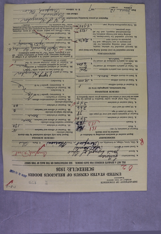 Scan of Synod of the Reformed Presbyterian Church of North America: 179
