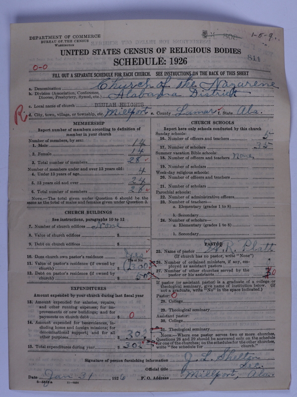 Scan of Church of the Nazarene: 811