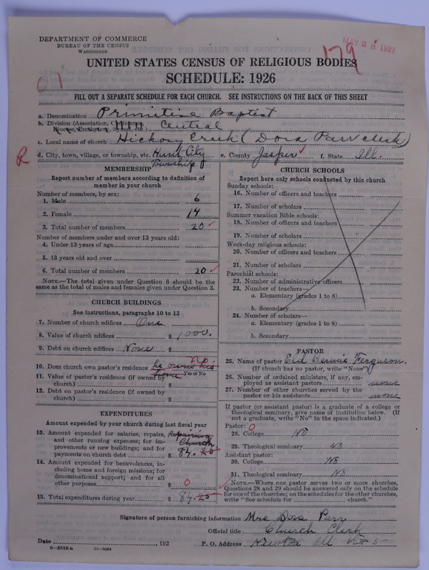 Scan of Primitive Baptists: 179