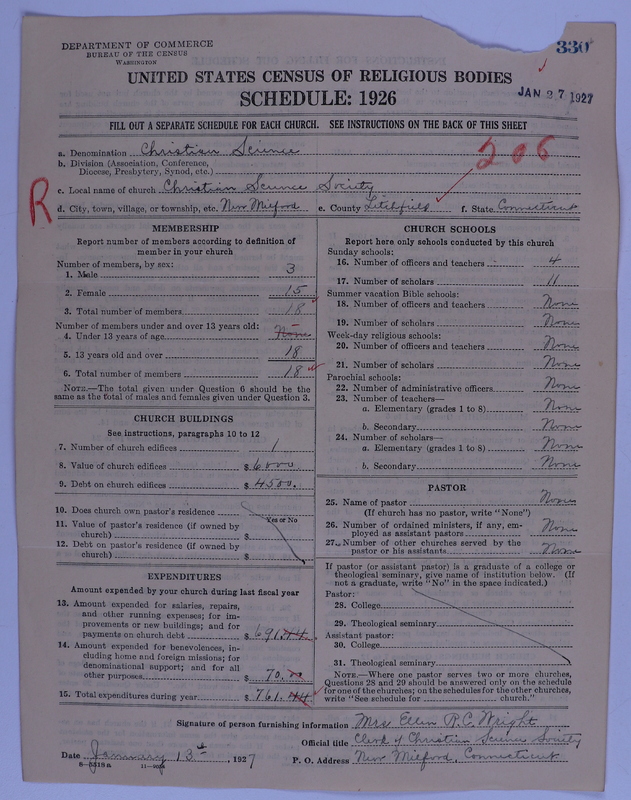 Scan of Church of Christ, Scientist: 330