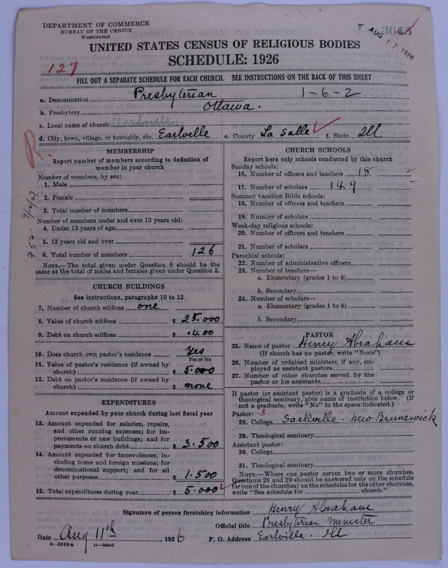 Scan of Presbyterian Church in the United States of America: 3645