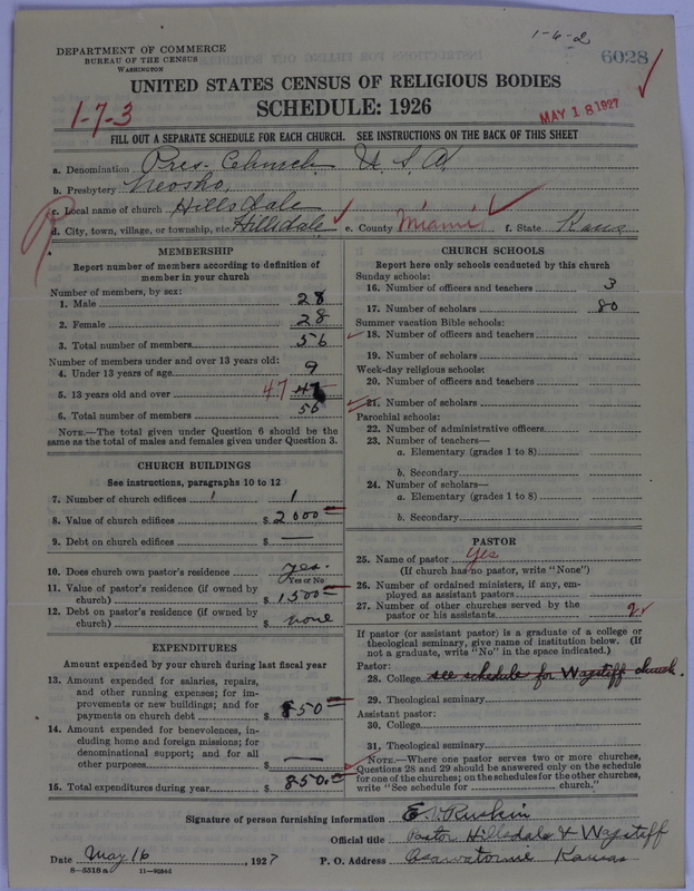Scan of Presbyterian Church in the United States of America: 6028