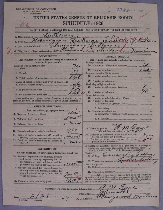 Scan of Norwegian Lutheran Church of America: 2346