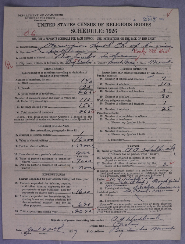 Scan of Norwegian Lutheran Church of America: 2363