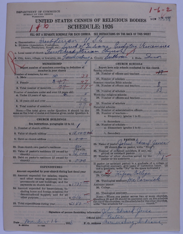 Scan of Presbyterian Church in the United States of America: 3334