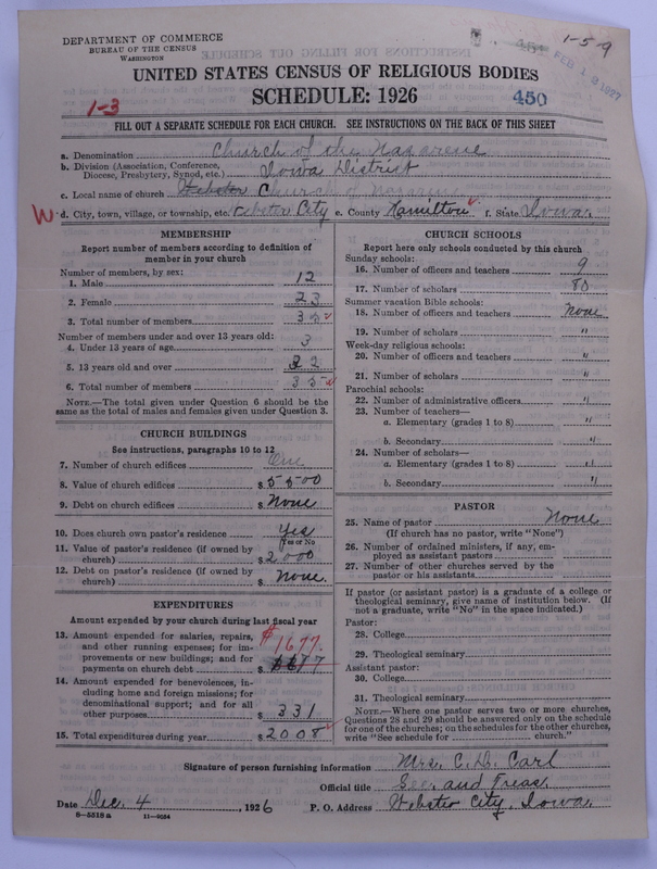 Scan of Church of the Nazarene: 450