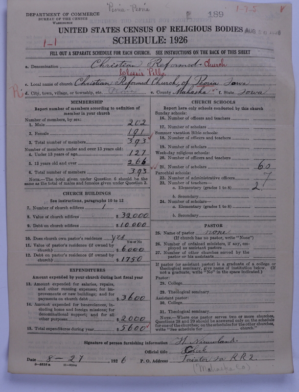 Scan of Christian Reformed Church: 189