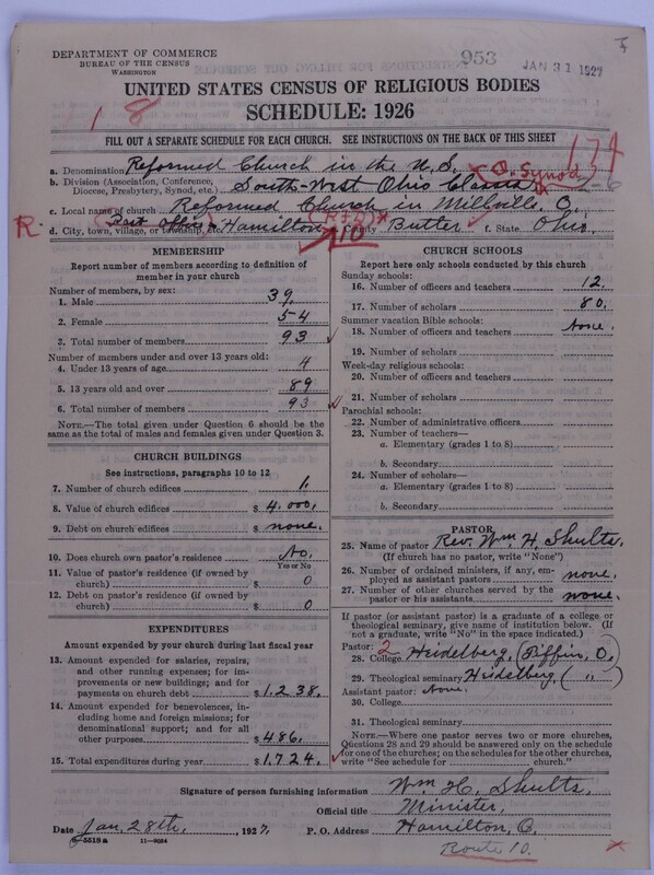 Scan of Reformed Church in the United States: 953