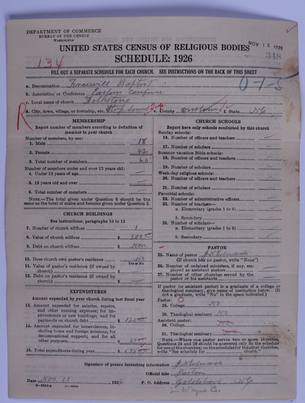 Scan of Free Will Baptists: 348