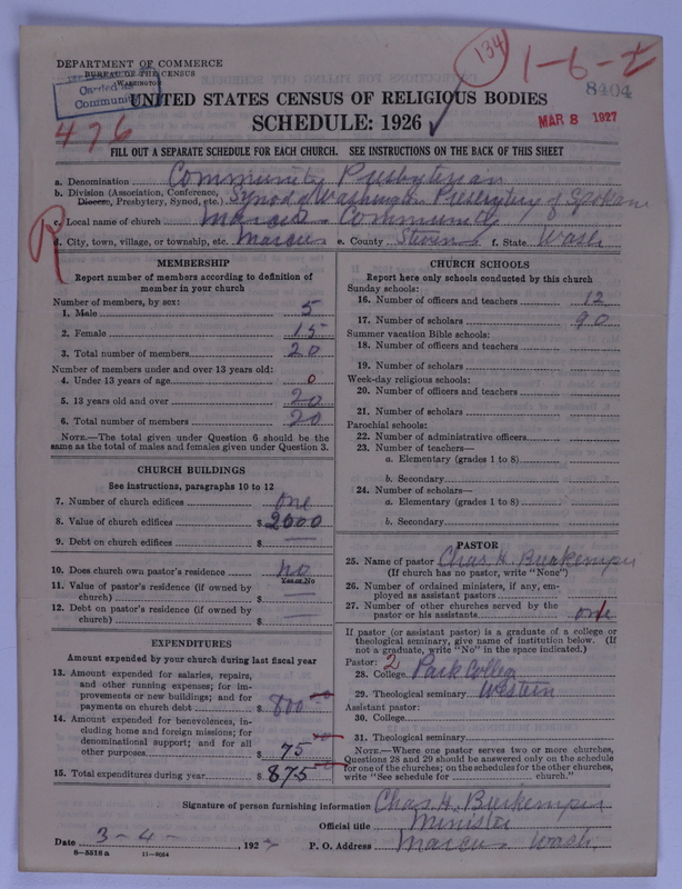 Scan of Presbyterian Church in the United States of America: 8404