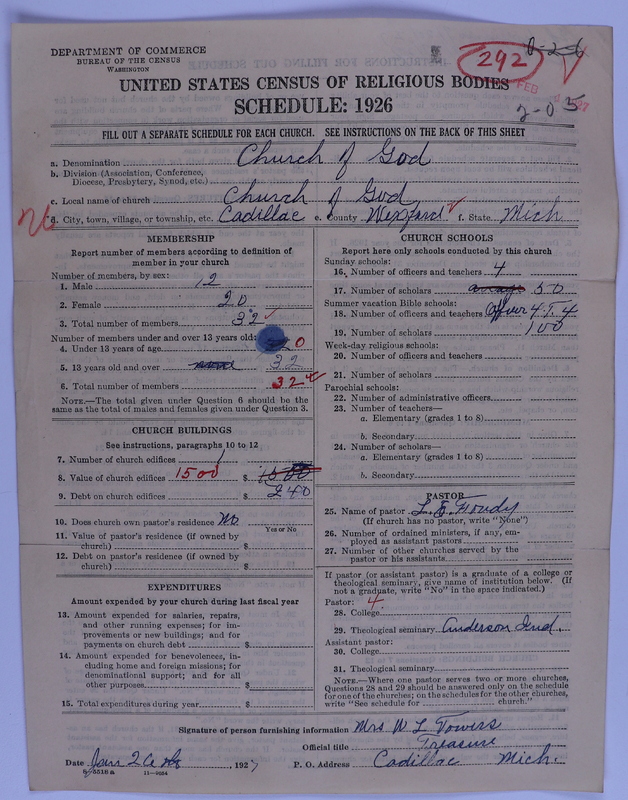 Scan of Church of God (Headquarters, Anderson, Ind.): 292