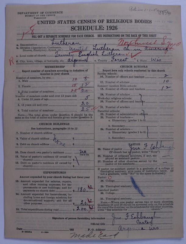 Scan of United Lutheran Church in America: 2479