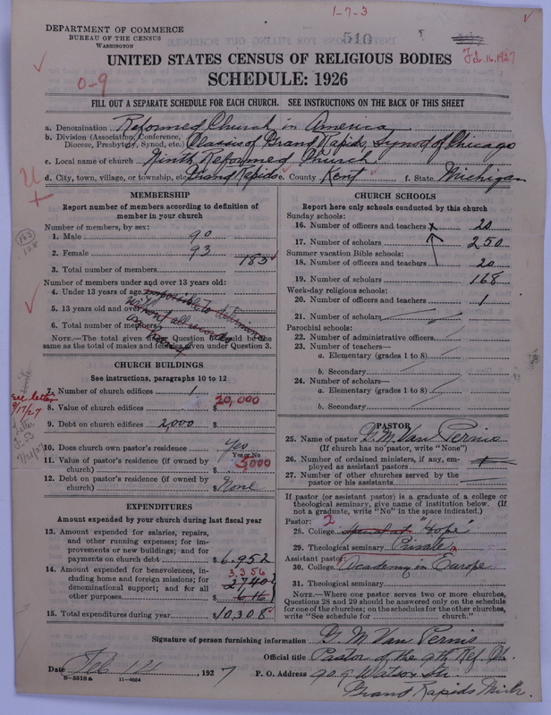 Scan of Reformed Church in America: 510