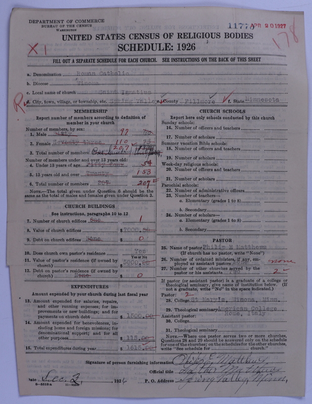 Scan of Roman Catholic Church: 11770