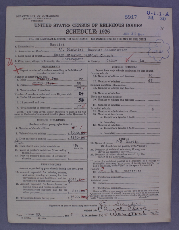 Scan of Negro Baptists: 5917