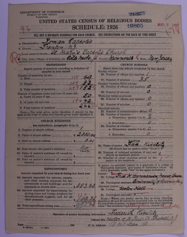 Scan of Roman Catholic Church: 10805