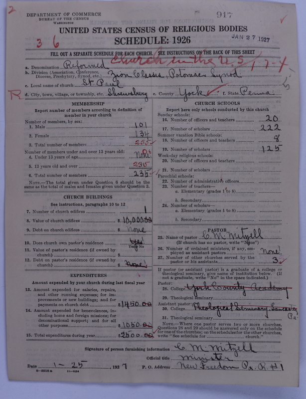 Scan of Reformed Church in the United States: 917