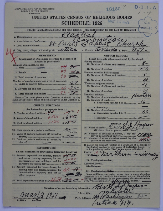 Scan of Negro Baptists: 13130