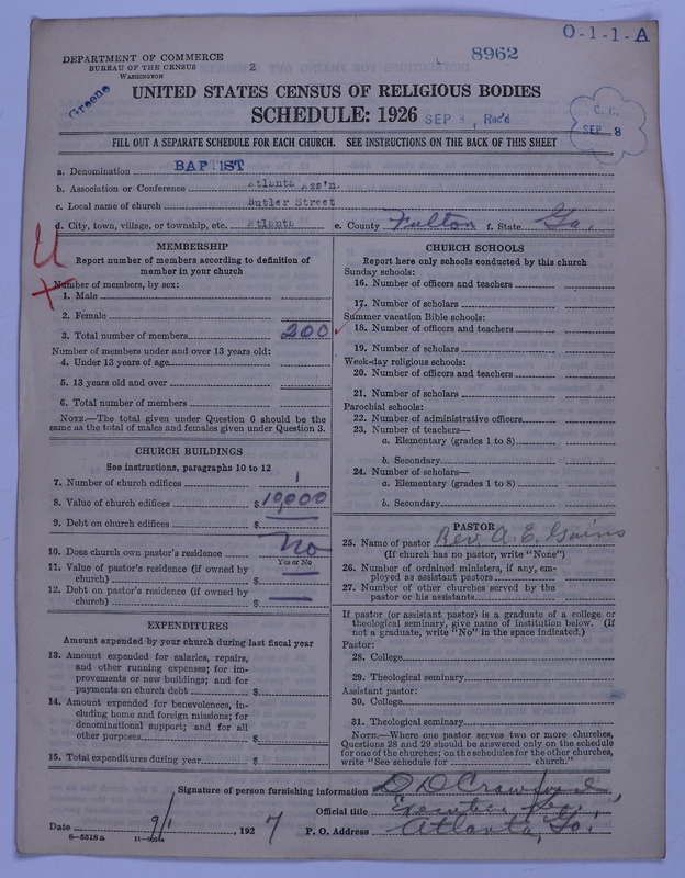 Scan of Negro Baptists: 8962