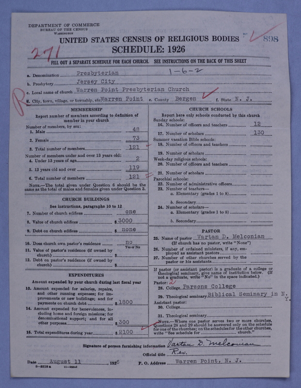 Scan of Presbyterian Church in the United States of America: 898