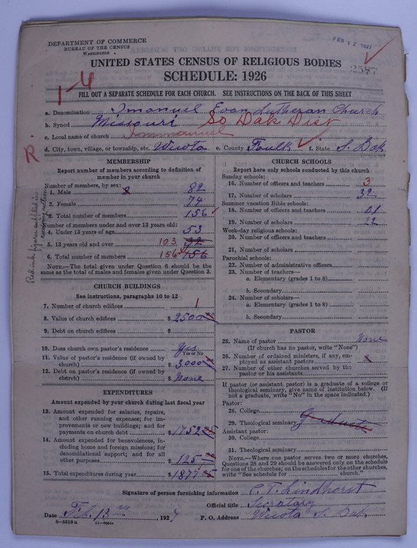 Scan of Evangelical Lutheran Synodical Conference of America: Evangelical Lutheran Synod of Missouri, Ohio, and Other States: 2587
