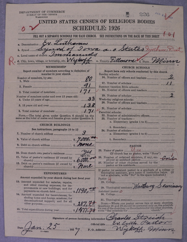 Scan of Evangelical Lutheran Synod of Iowa and Other States: 226
