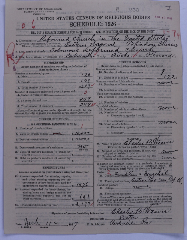 Scan of Reformed Church in the United States: 233