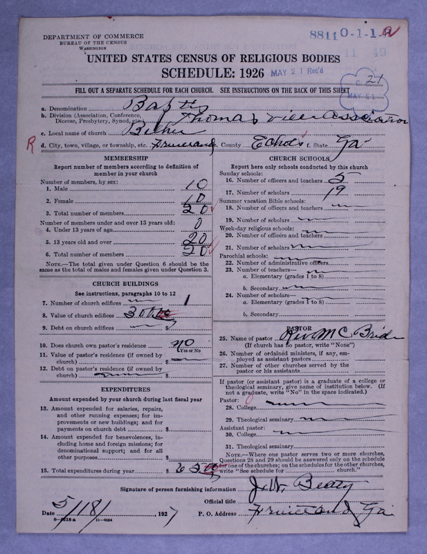 Scan of Negro Baptists: 8811
