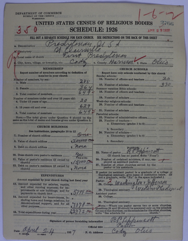 Scan of Presbyterian Church in the United States of America: 2766