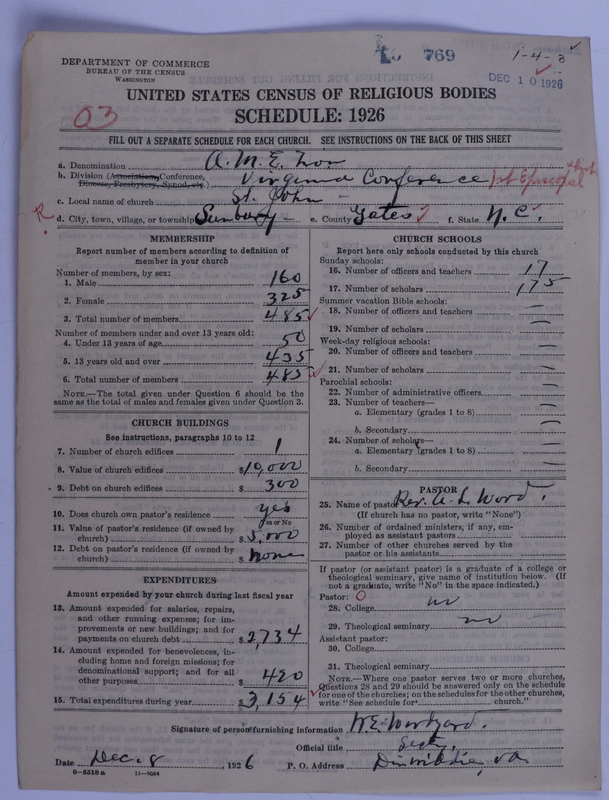 Scan of African Methodist Episcopal Zion Church: 769