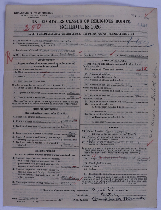 Scan of Presbyterian Church in the United States of America: 4401