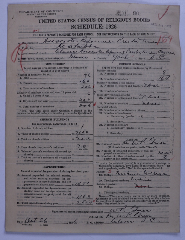 Scan of Associate Reformed Presbyterian Church: 86