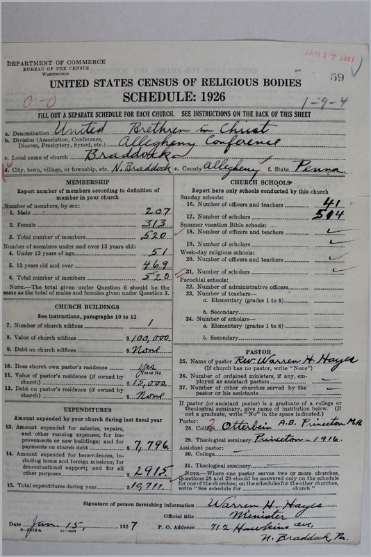 Scan of Church of the United Brethren in Christ: 59