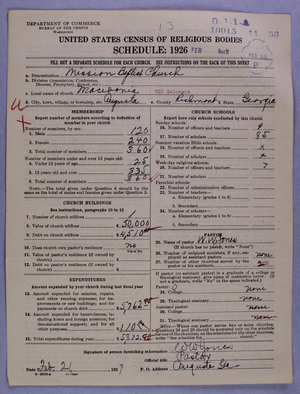Scan of Negro Baptists: 10015