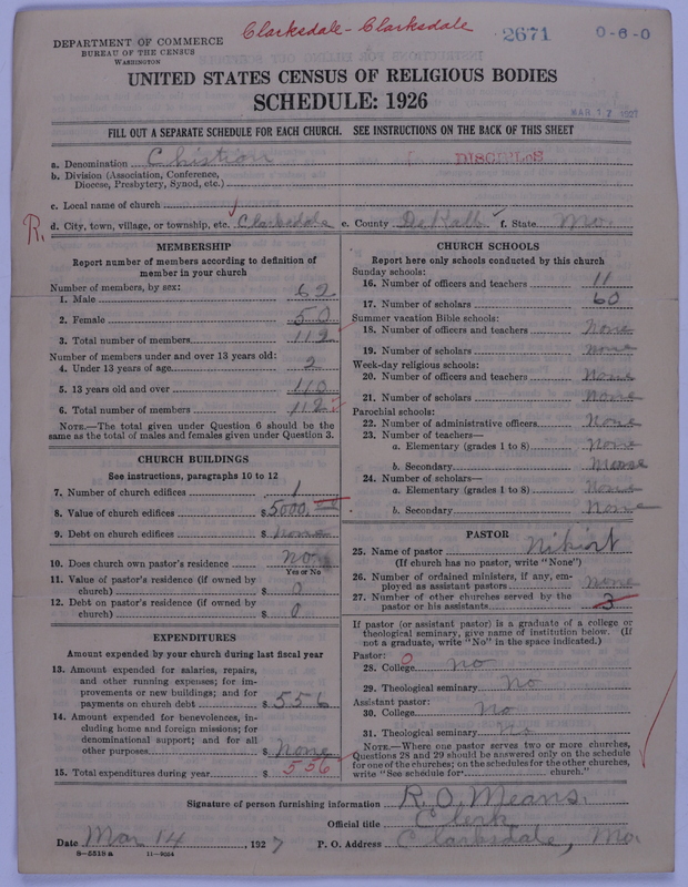 Scan of Disciples of Christ: 2671